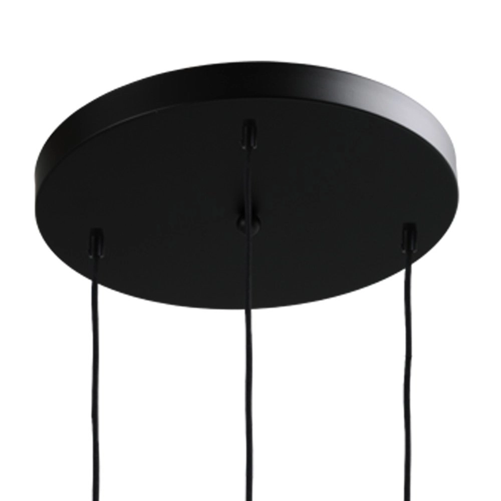 Lampe à suspension Lett lll 20 Verre fumé à 3 lumières Masterlight 8718121181585