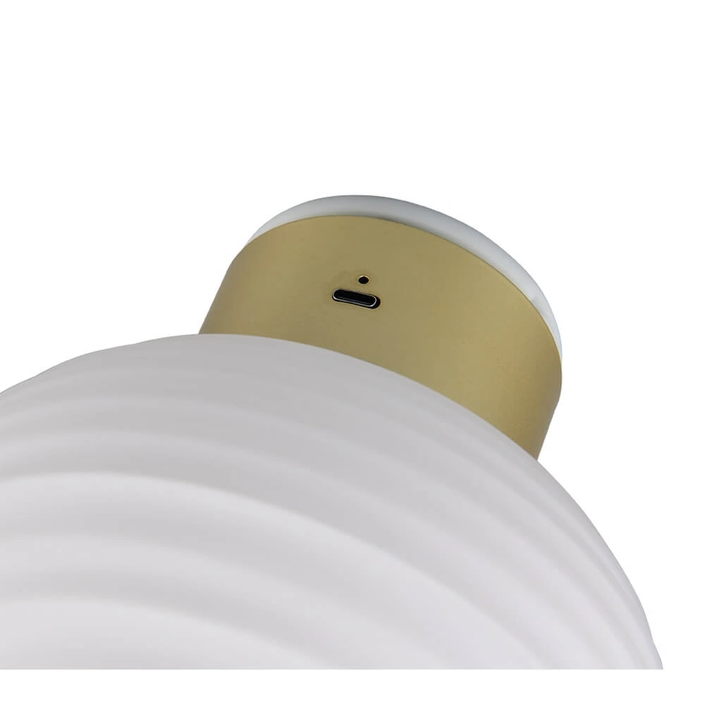 Applique murale Earl Verre blanc rechargeable Trio 4017807643442