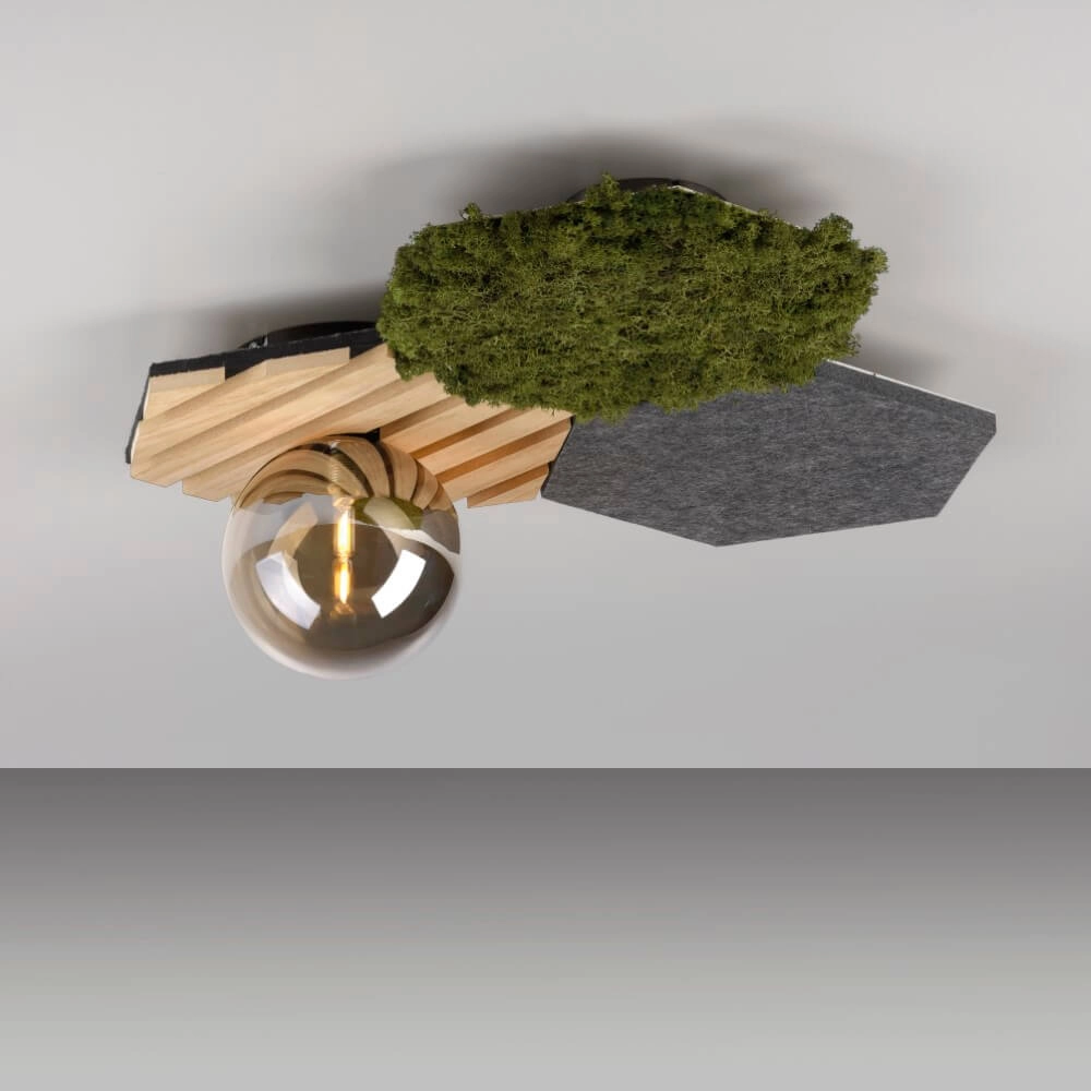 Plafonnier Green Hex nature Just Light 4043689004255