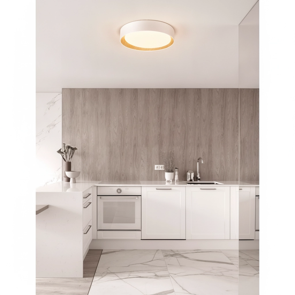 Plafonnier Stake blanc Ø 60cm