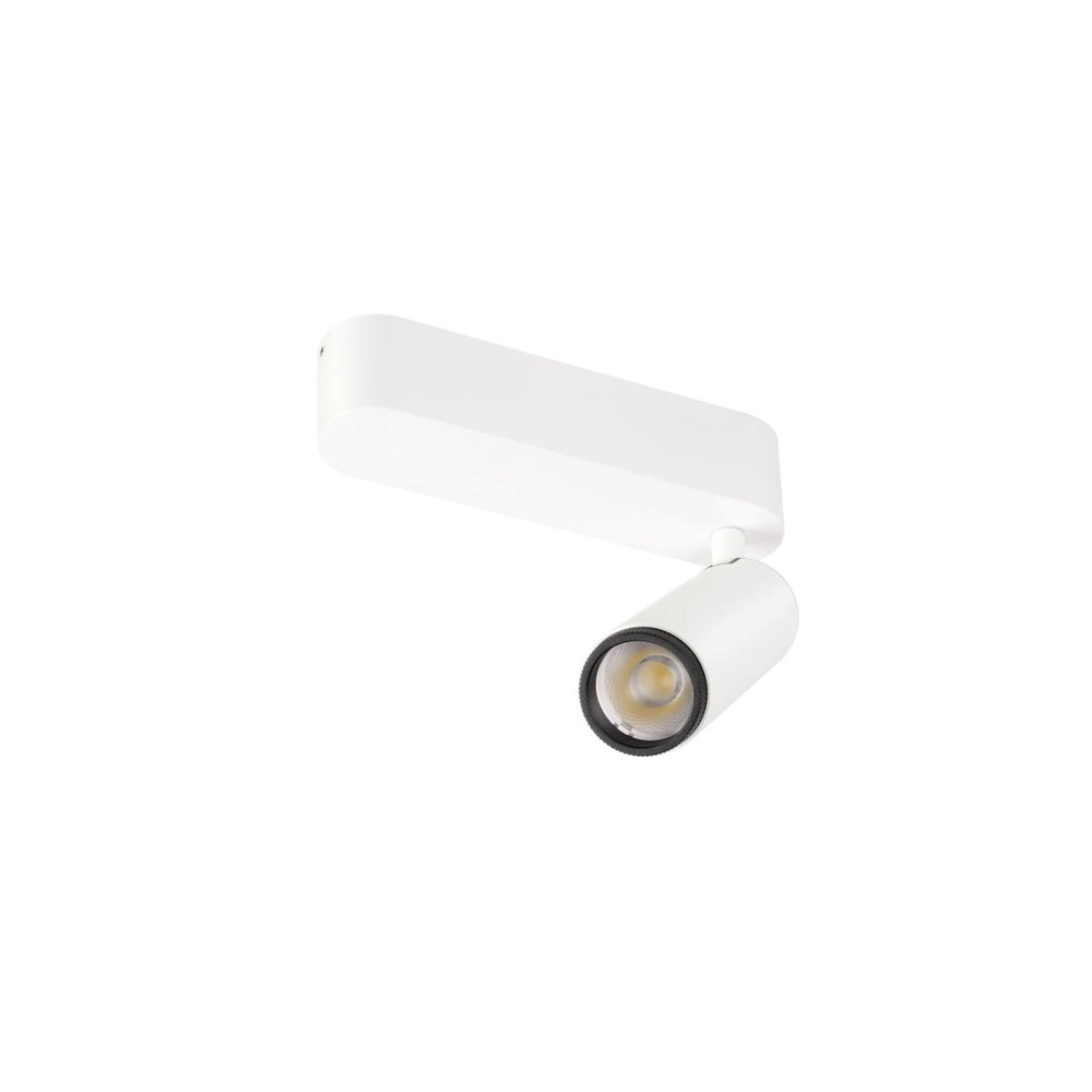 Spot monté en surface Grip! M blanc avec noir 2700K SLV 4024163304689