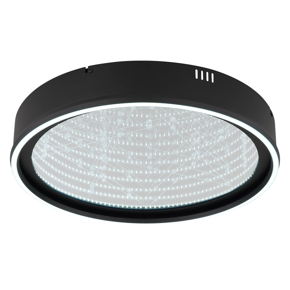 Lampe de plafond noire Mirrora Ø 51,5 cm Globo 9007371575848