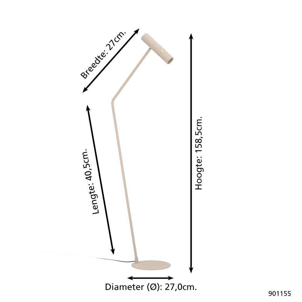Lampe de lecture à sable Caminia GU10 Eglo 9008606312528