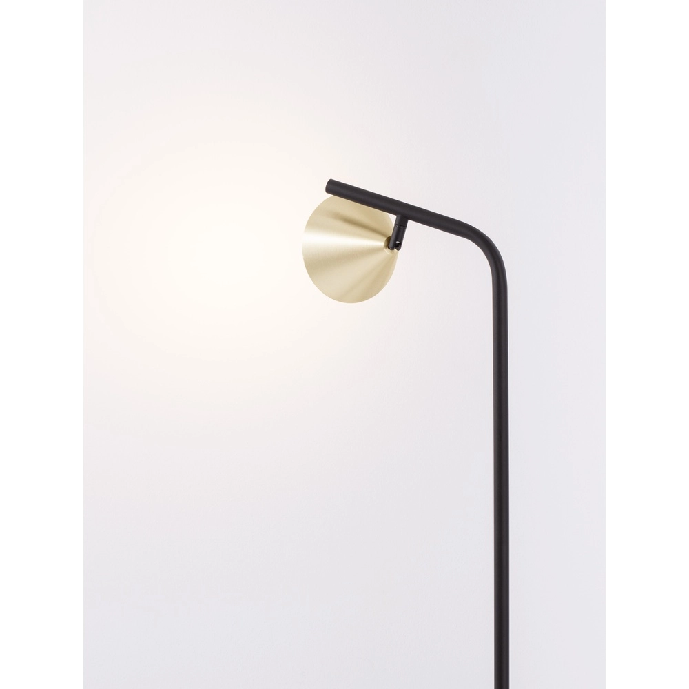 Lampadaire Conico noir avec or Lyora 5212017475473