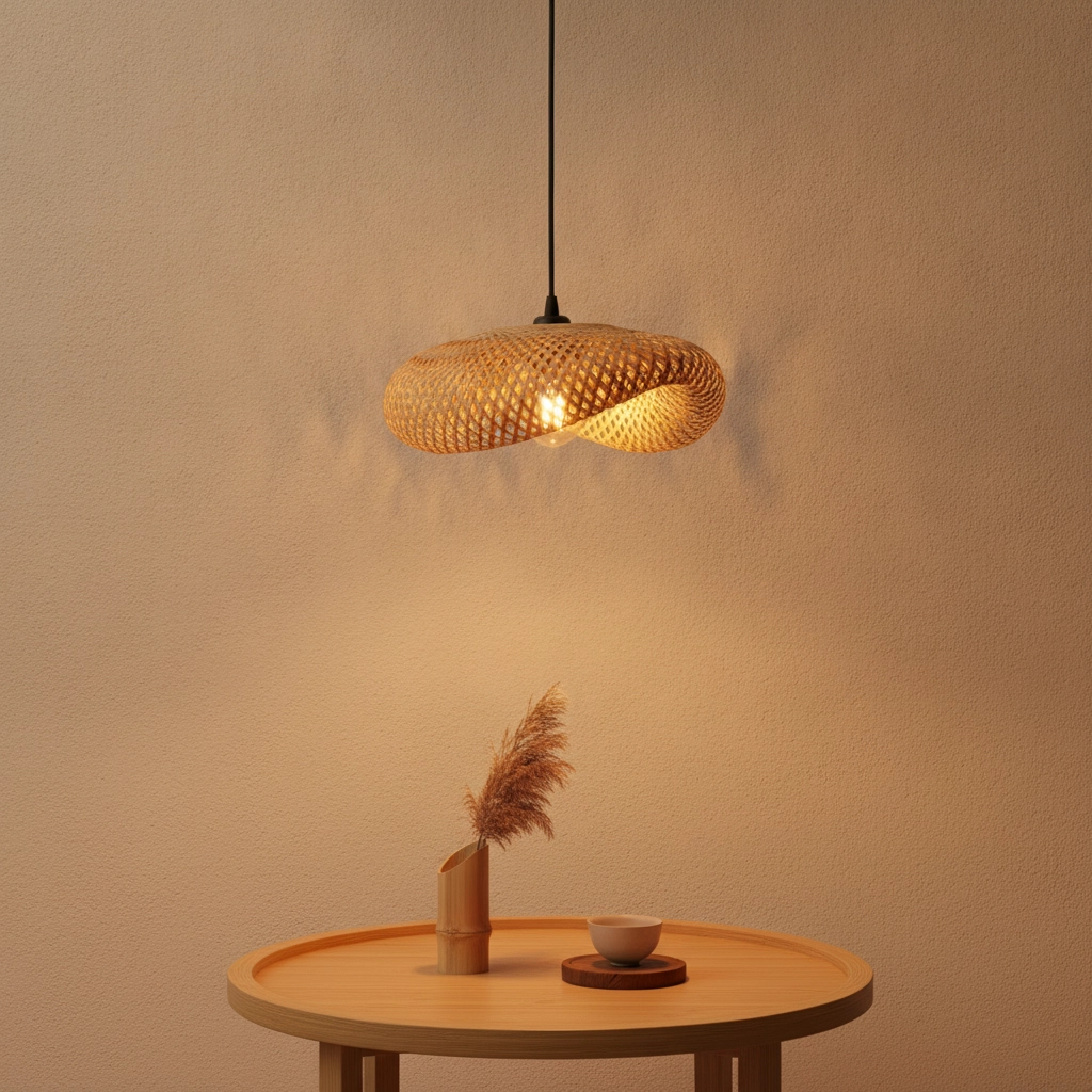 Suspension en bambou Adaline 42 cm