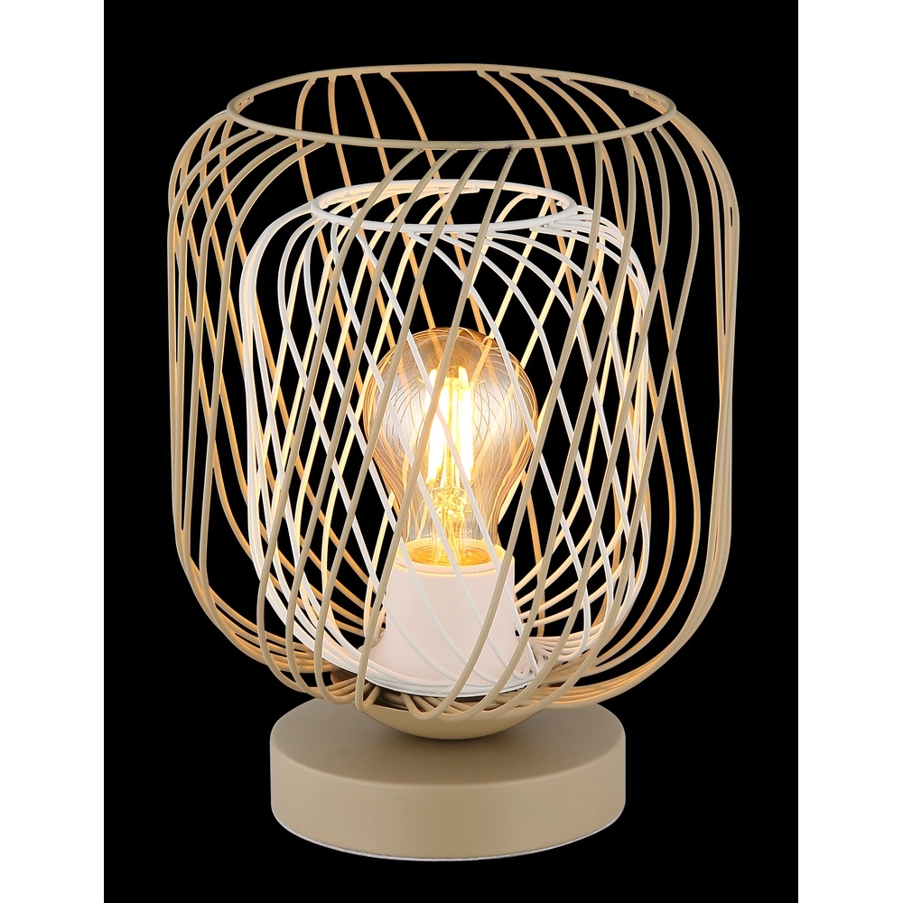Lampe de table Dichti brun sable Globo 9007371525348