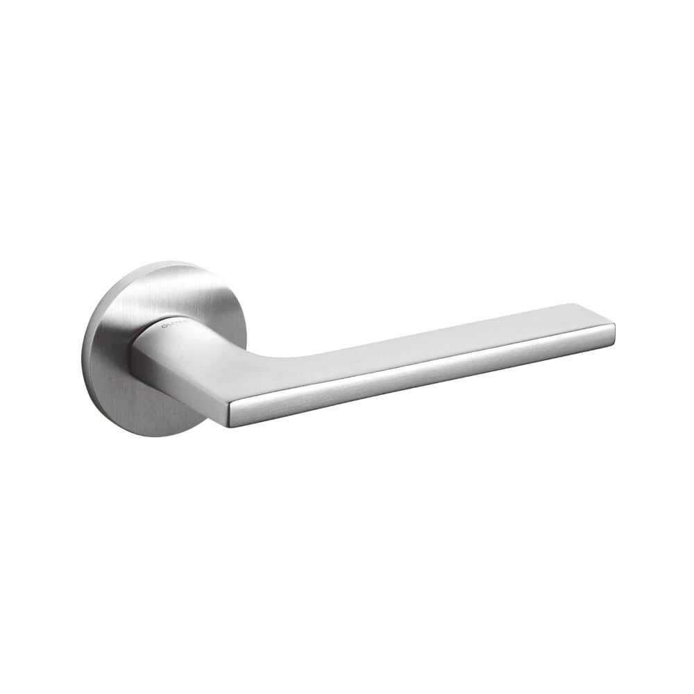 Poignée de porte design Lotus chrome mat