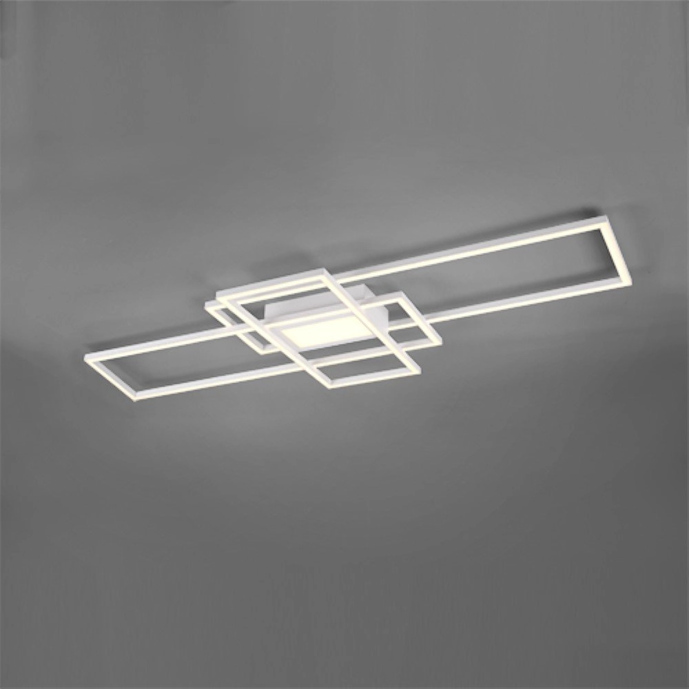 Plafonnier moderne Irvine blanc Trio 4017807452204