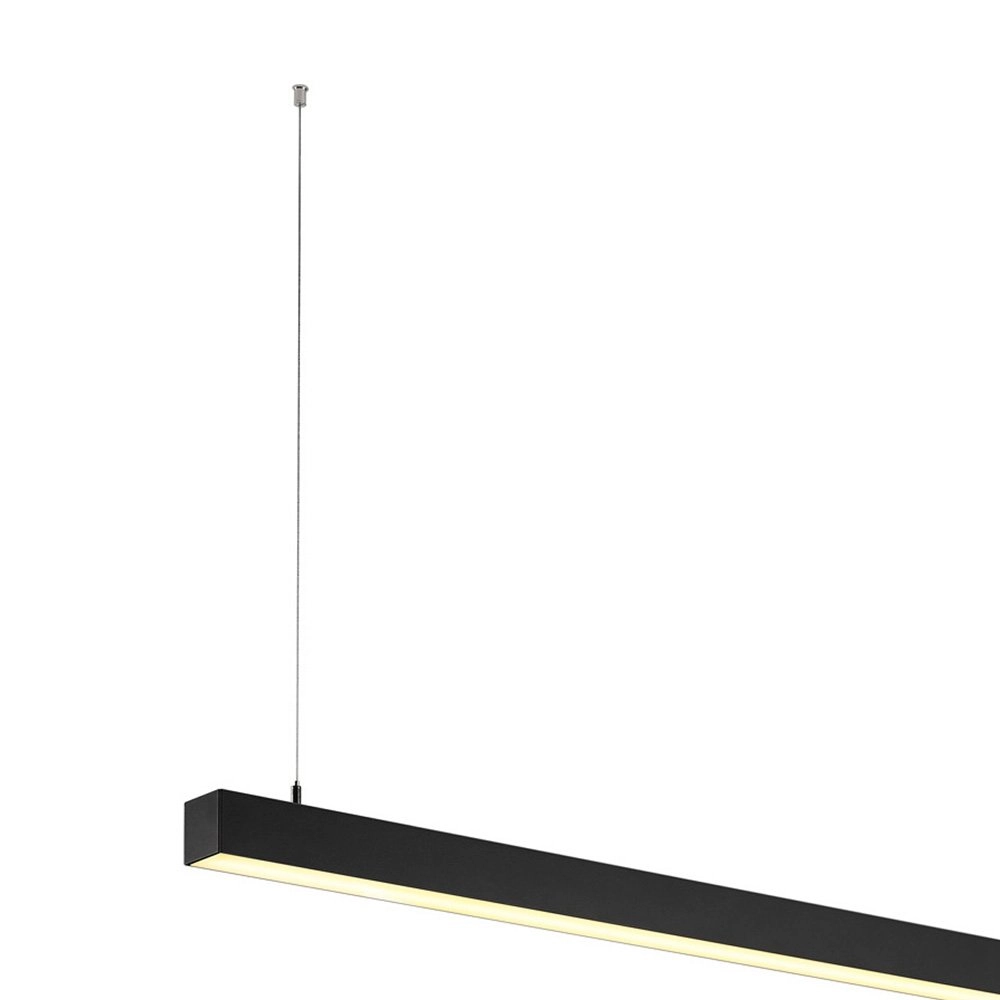 Lampe à suspension LED Q-Line dimmable 142cm noir SLV 4024163196116