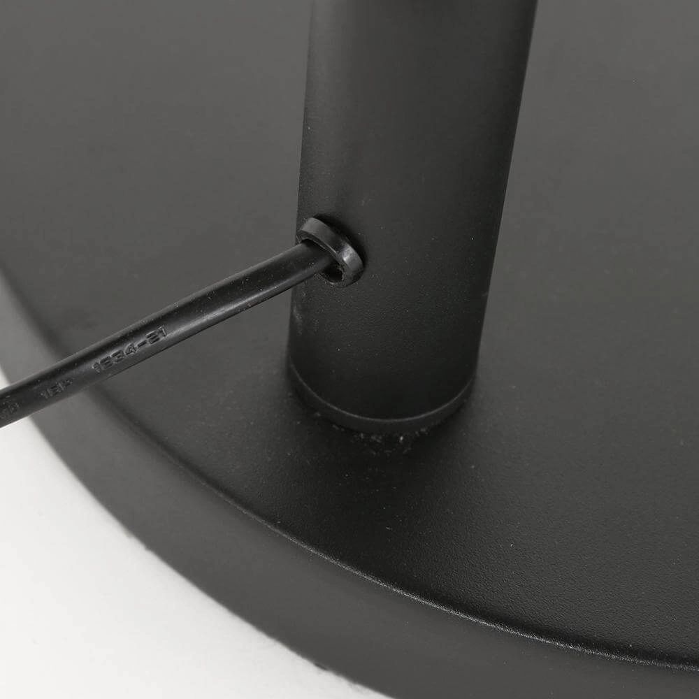 Lampadaire Sparkled Light noir avec capuchons blancs Steinhauer 8712746173598