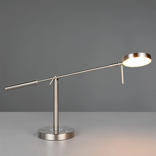 Lampe de bureau Monza nickel Trio 4017807693263
