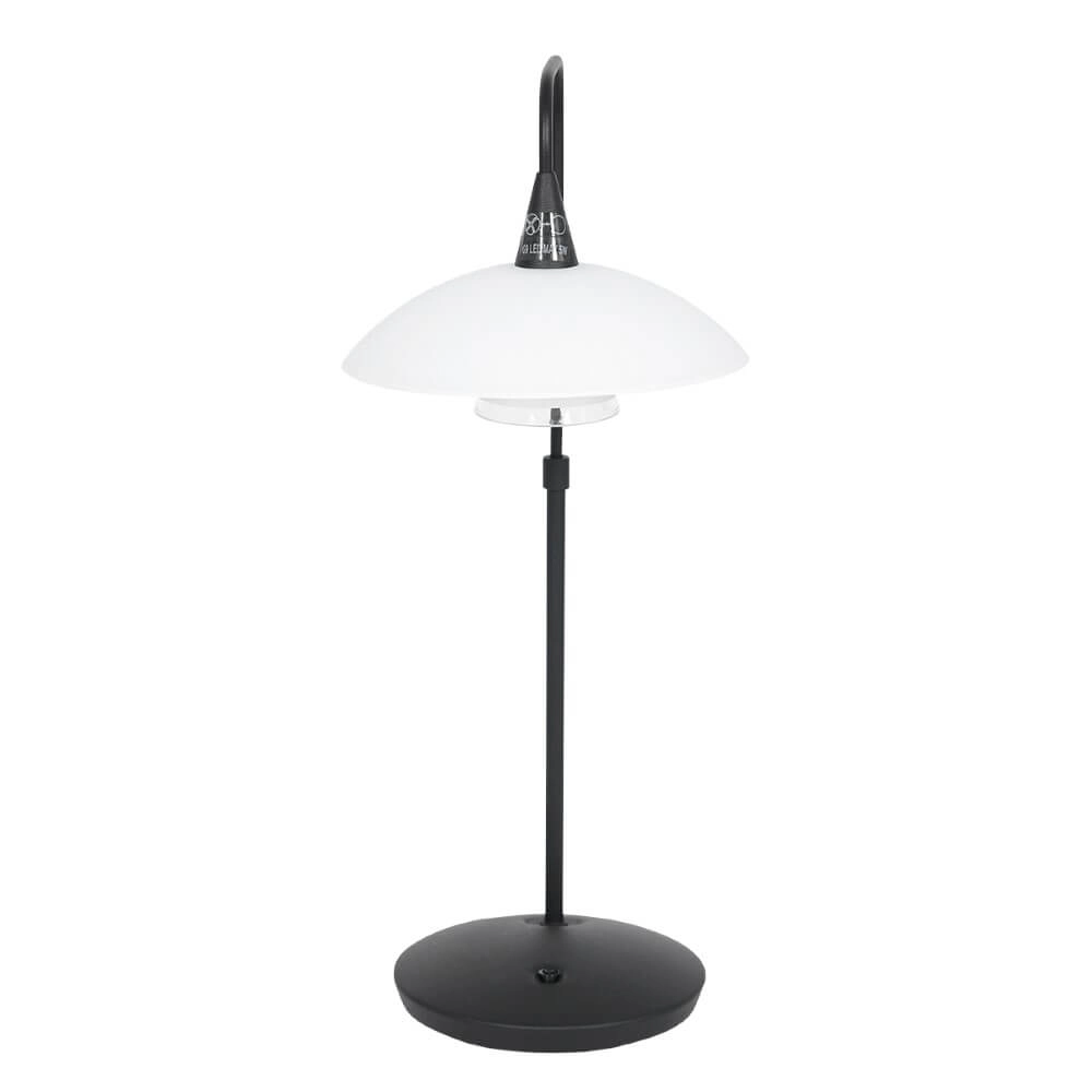 Lampe de table Tallerken noir avec du blanc Steinhauer 8712746133585