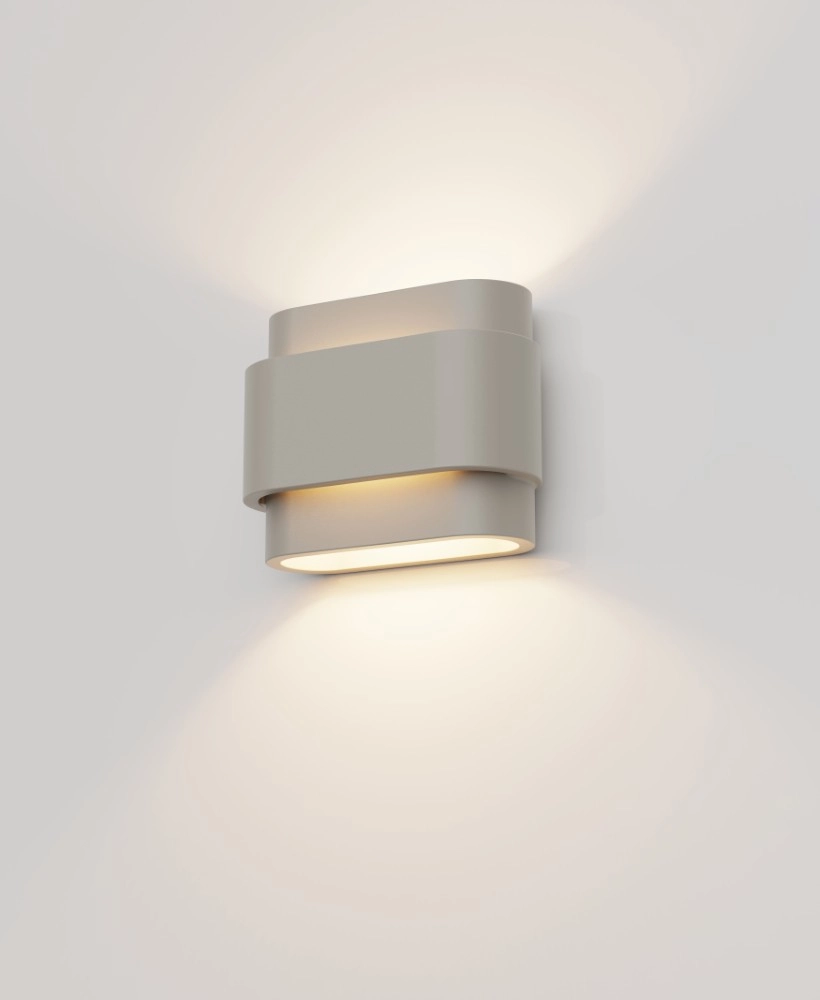 Lampe murale unique Metz Kaki