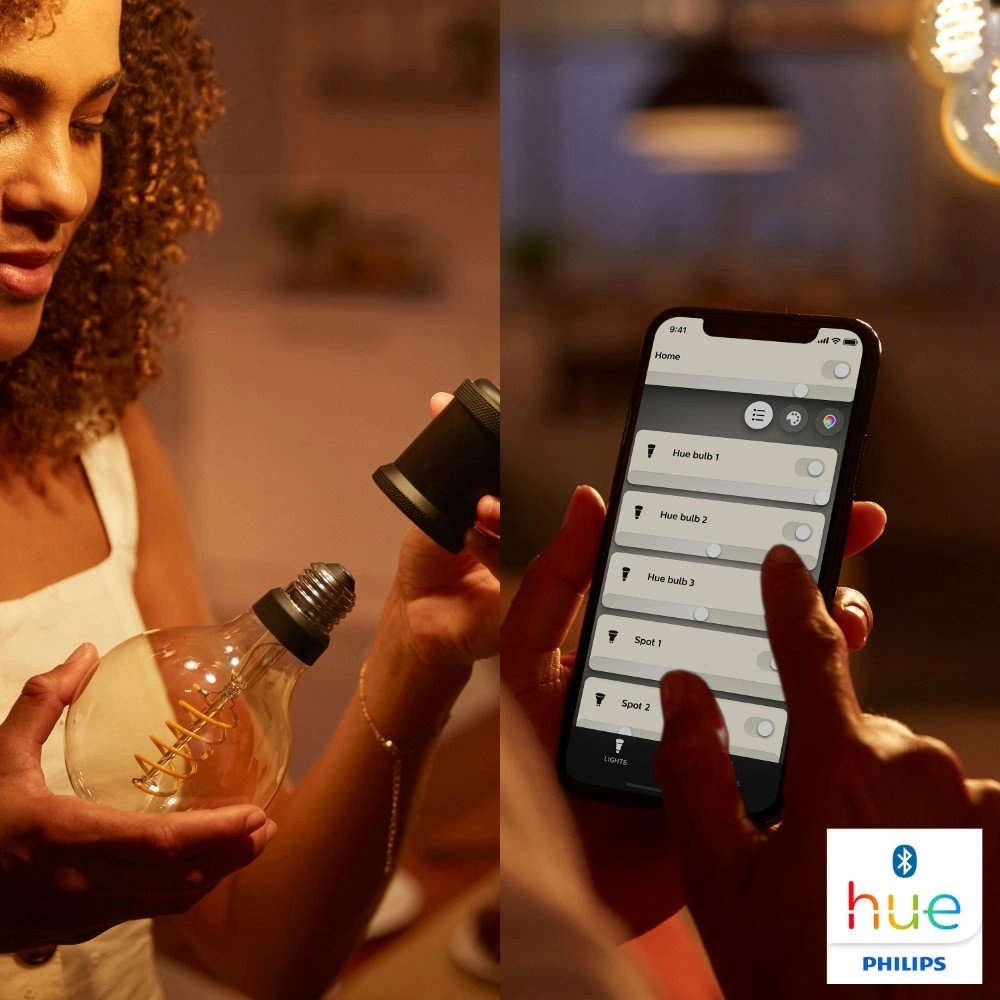 Source de lumière Hue - E27 - 7W - White 12,5 cm de large Philips 8719514343023