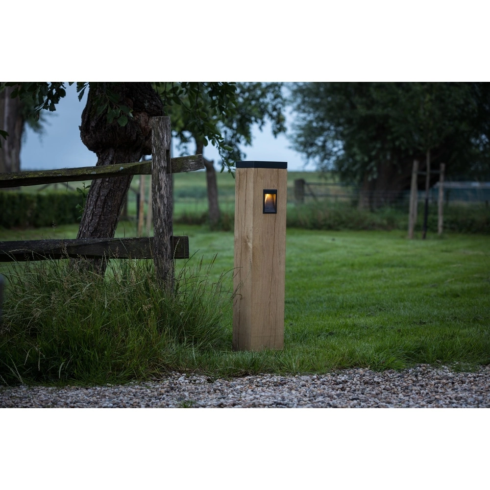 Lampe en bois à tapis-soleil Torre Solar Chêne - 17,5x17,5x90cm - 2700K Timberlab 8716803514584