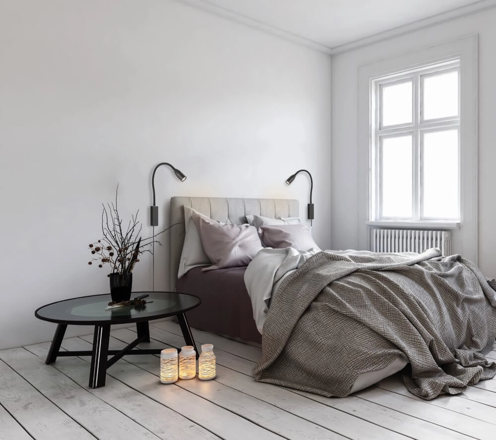 Lampe de lecture LED Sten noir Fischer & Honsel 4001133301701