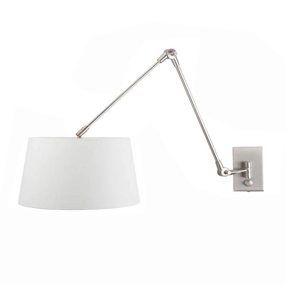 Lampe de table abat-jour Gramineus blanc avec capuche Steinhauer 8712746093780