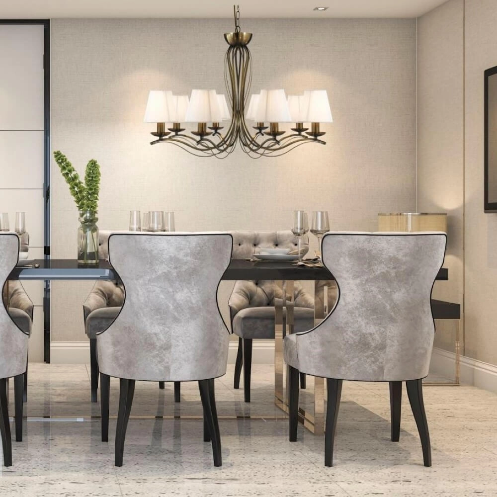 Lampe à suspension ancienne Andretti Ø76cm Searchlight 5013874388315