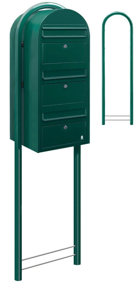 Boites aux lettres Trio 6005 Vert foncé Bobi 6417237015068