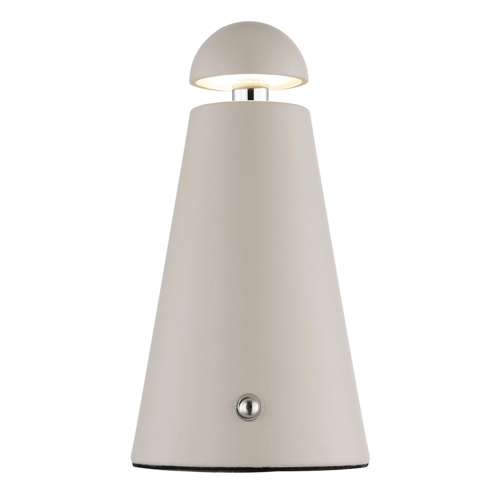 Lampe de table moderne Liva brun sable