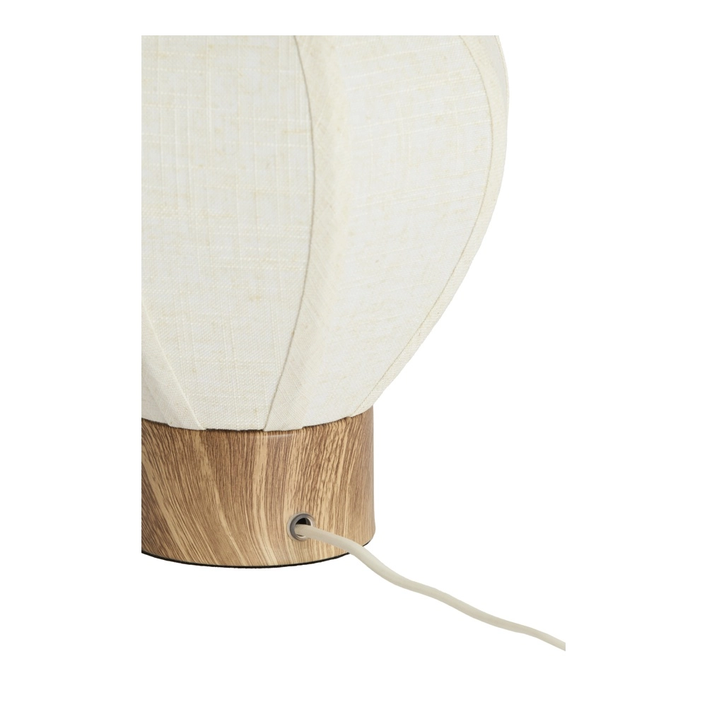 Lampe de table Kyzo Ø 23cm japandi white Light & Living 8717807843403