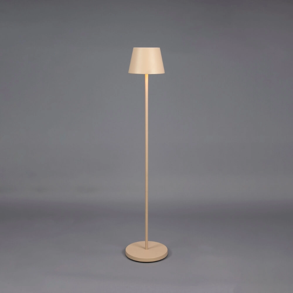 Lampadaire rechargeable Pomezia Medium brun sable KonstSmide 7318307841336