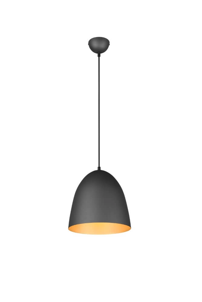 Lampe suspendue noire Tilda Ø 25 cm Trio 4017807522297