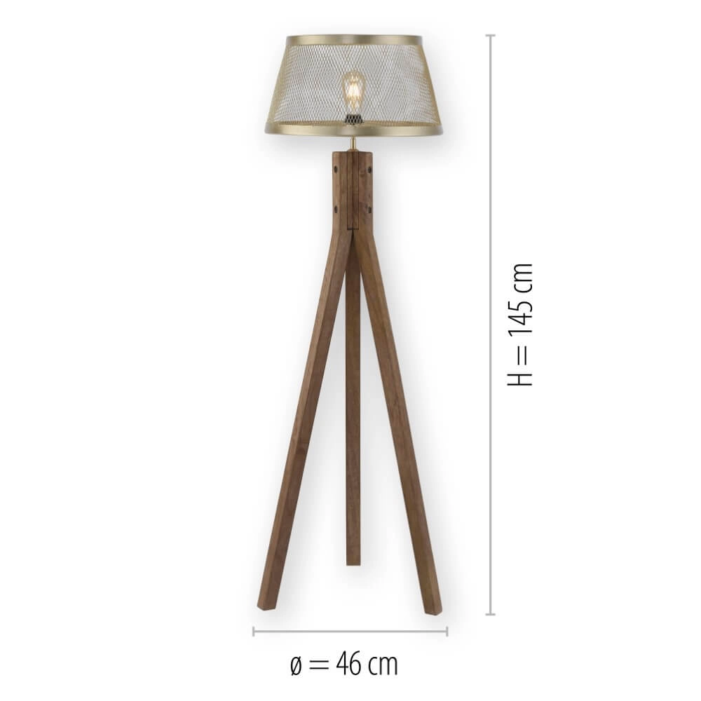 Lampadaire Frederik laiton Just Light 4043689976187