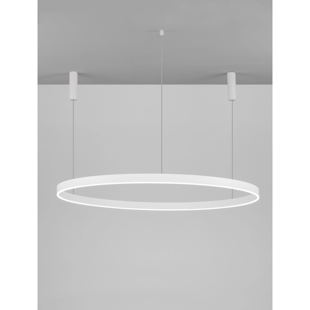 Suspension Motif blanc Ø 150cm 3000K Lyora 5212017439284