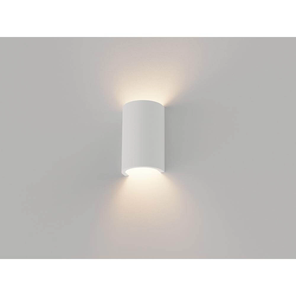 Applique murale unique Nantes Blanc avec des crêtes