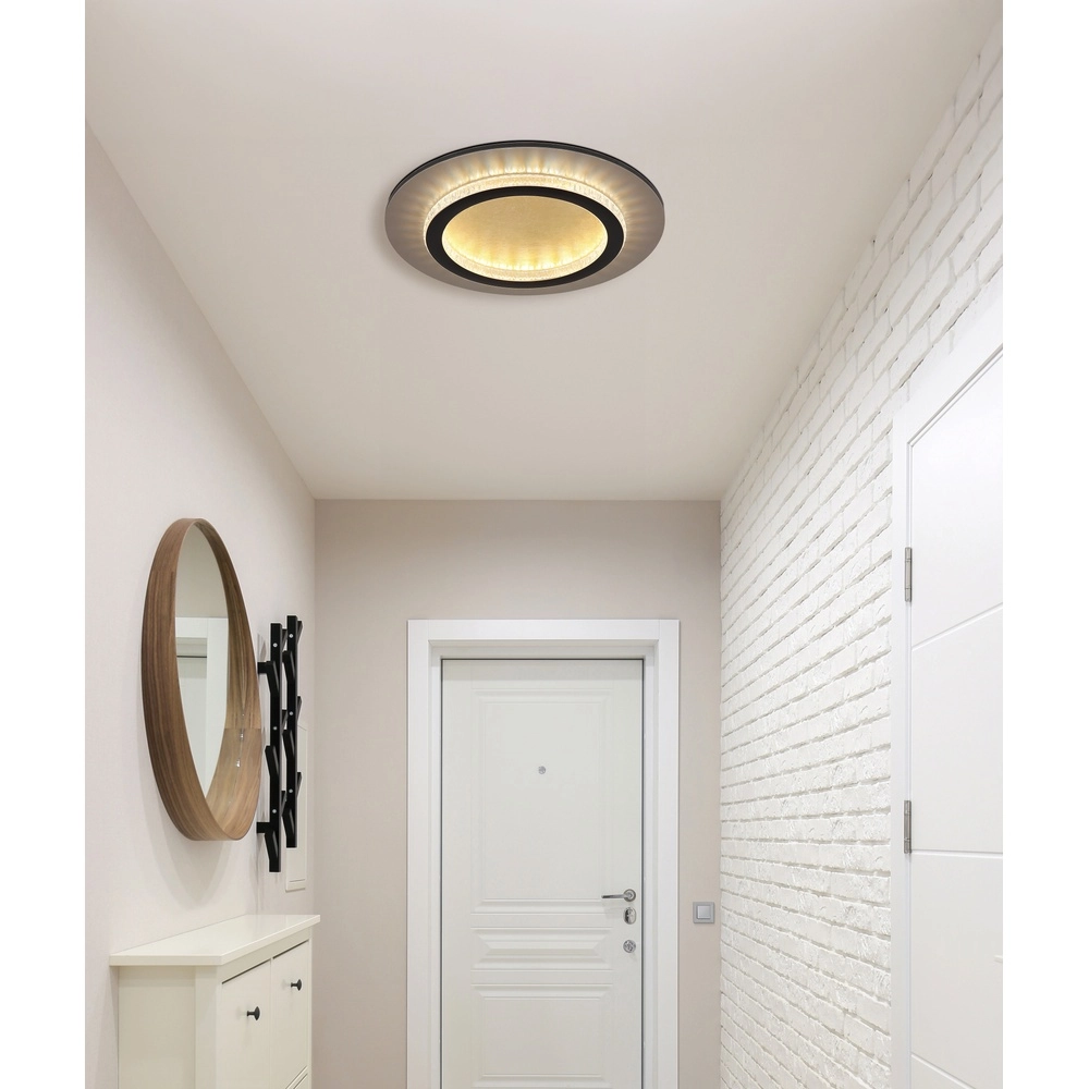 Lampe de plafond Jayden noir Ø 35cm Globo 9007371525850