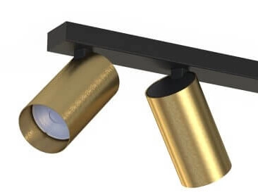 Spot en saillie doré 3 lumières Mono Lyora 5903139778398