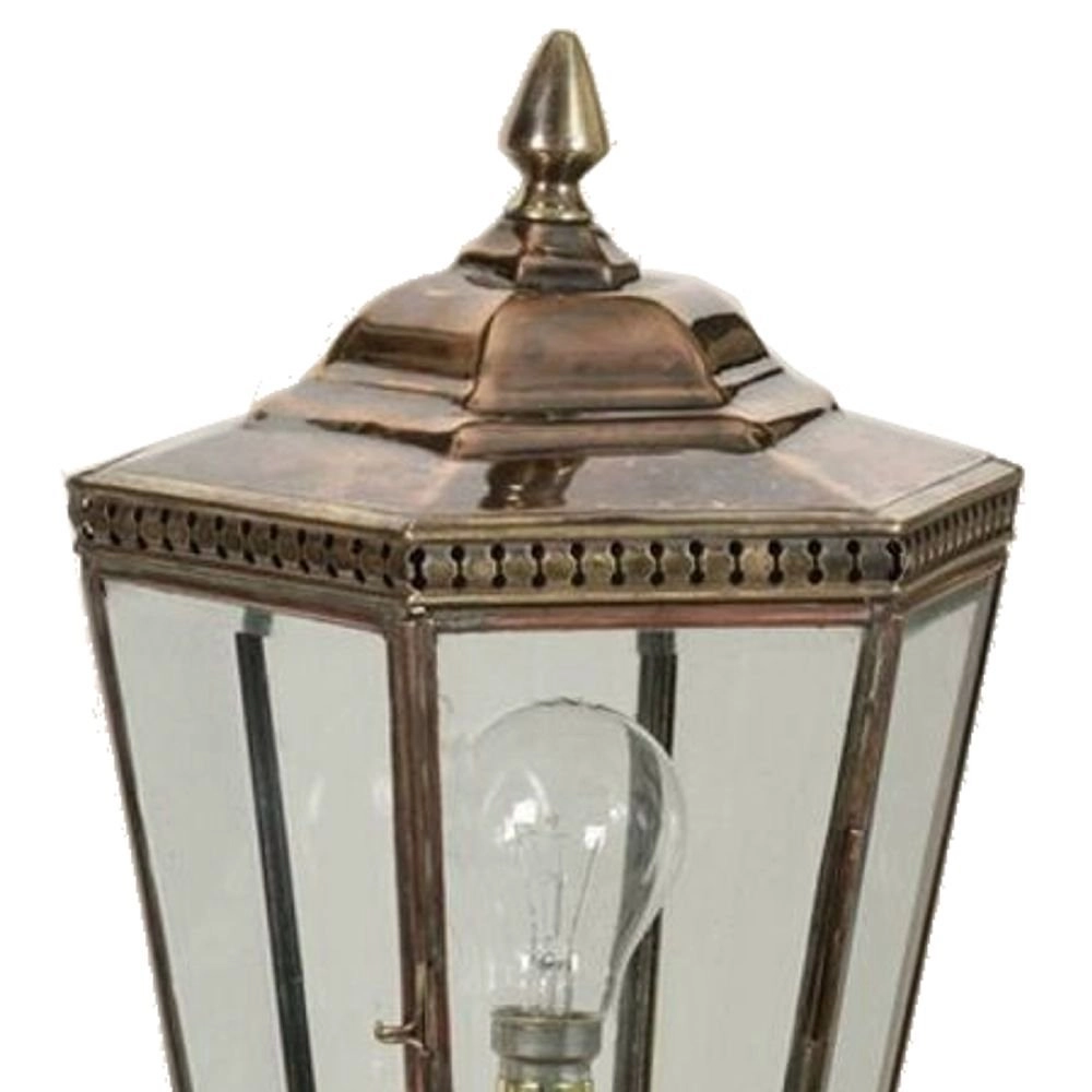 Lampadaire rural Chelsea Short Pillar fait main - laiton (pb) Limehouse 8716803507050