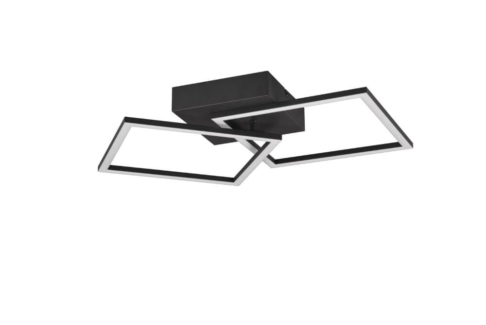 Plafonnier design Trail noir Trio 4017807577112