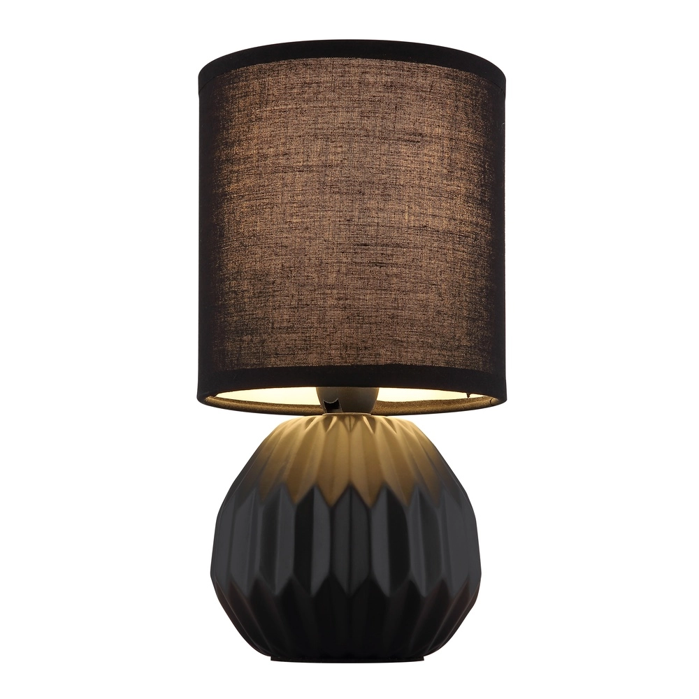 Lampe de table de conception Sylas Noir Globo 9007371484508