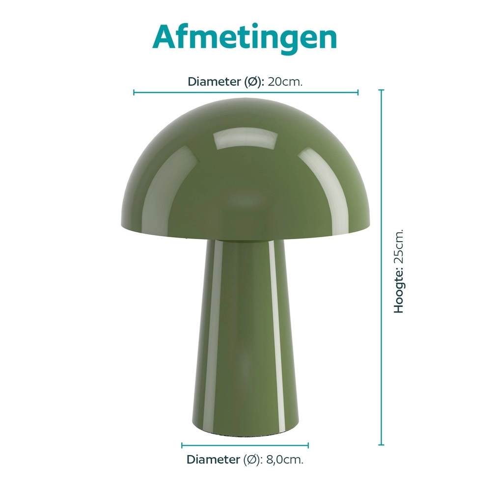 Lampe de table Bufalara Vert Eglo 9008606405312