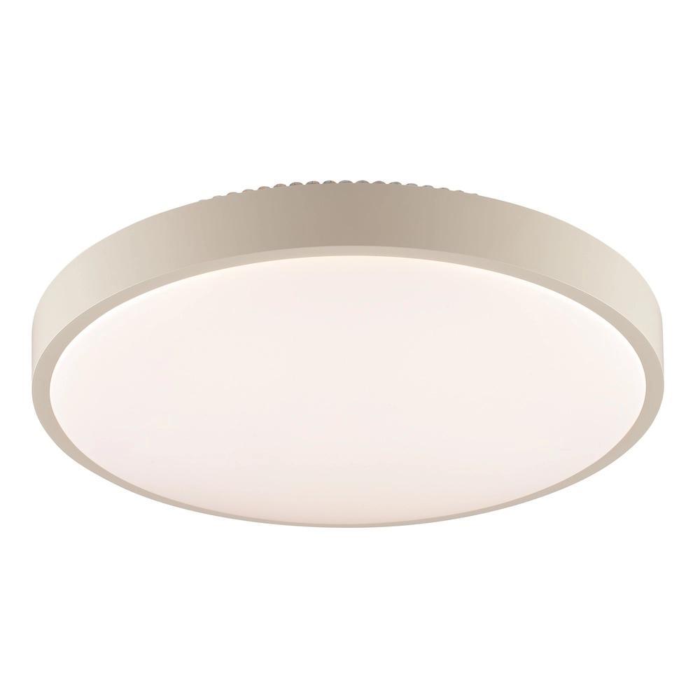 Éclairage de plafond Solistra brun sable avec Ø blanc 44,5 cm Brilliant 4004353478994