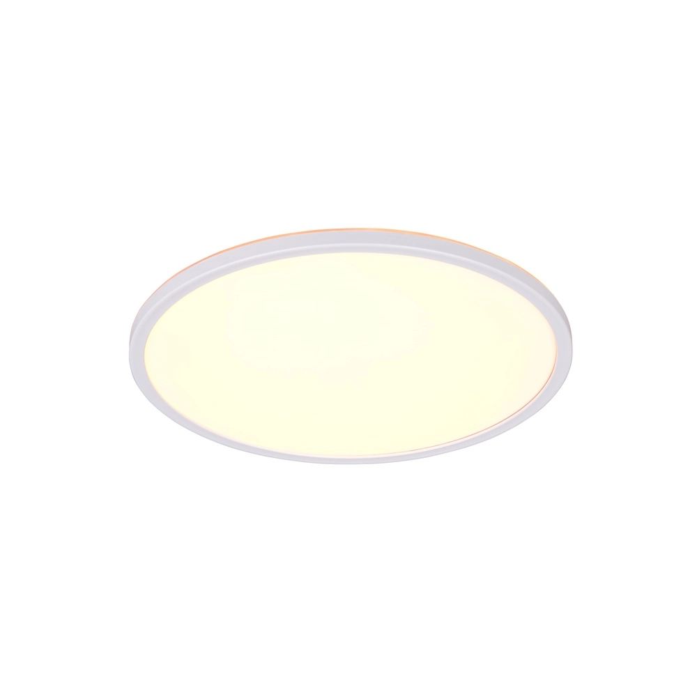 Éclairage de plafond rond Emra blanc Ø 42cm