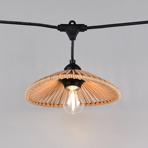 Lampes à guirlande Chain noir avec brun 600 cm Trio 4017807697612