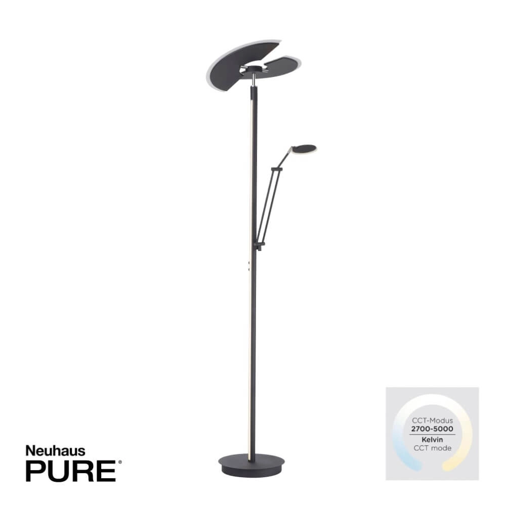 Lampadaire Pure Mutil anthracite Paul Neuhaus 4012248364345