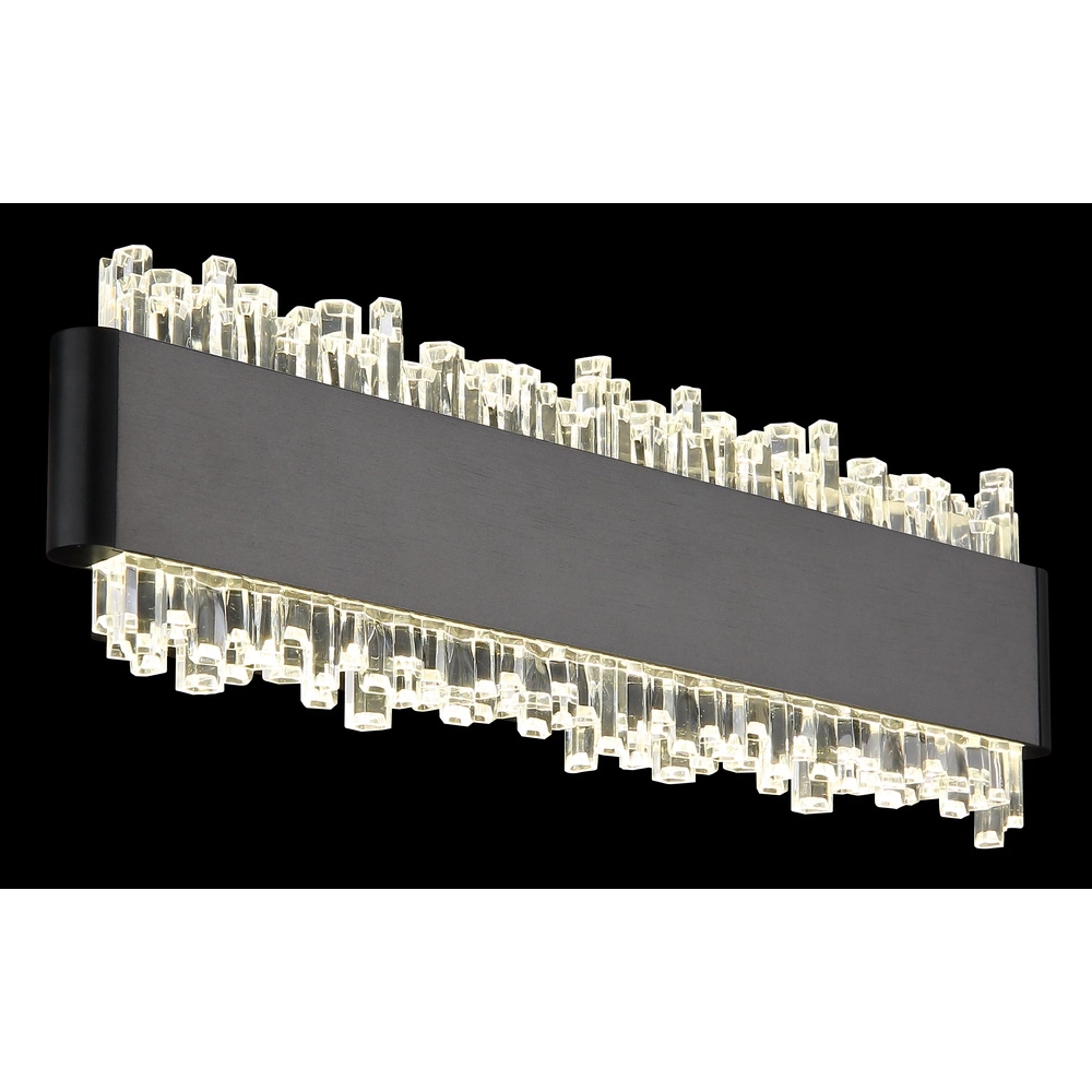 Lampe murale noire Stalagmita 25 cm Globo 9007371578740