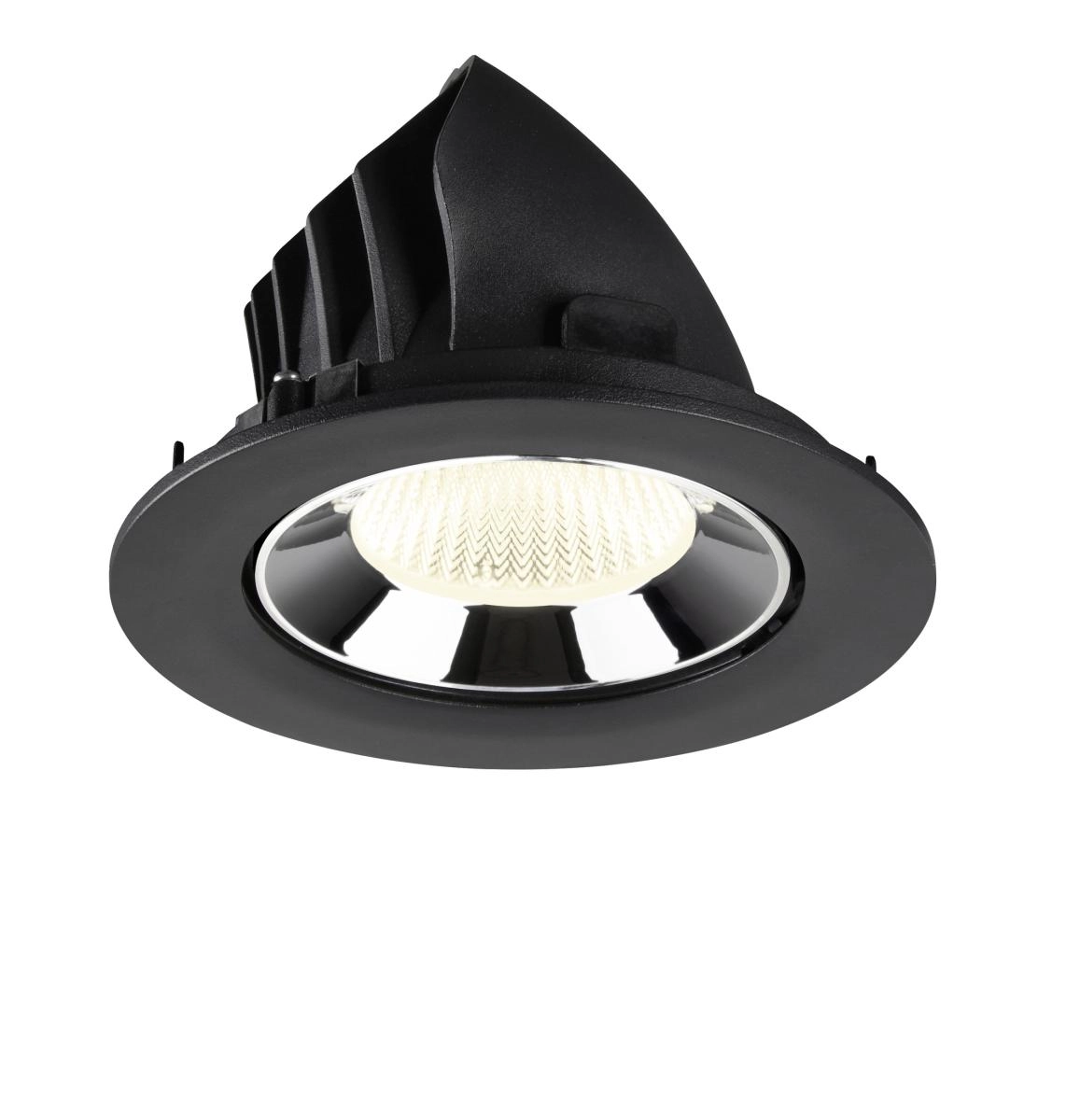 Spot encastré Numinos Gimble L noir/chrome 4000K - 40 deg SLV 4024163310109