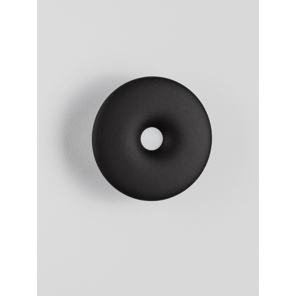 Lampe murale unique Splash Noir rond Lyora 5212017497185