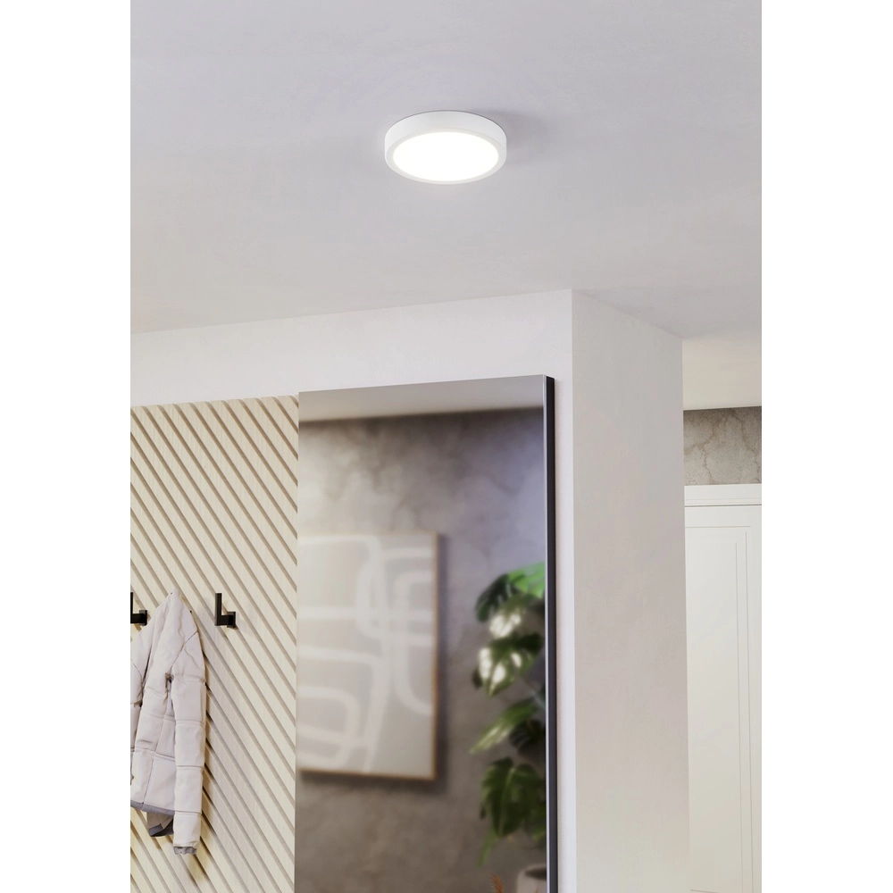 Lumière LED de plafond Fueva 6 rond - blanc - Ø 21,1cm Eglo 9008606330157