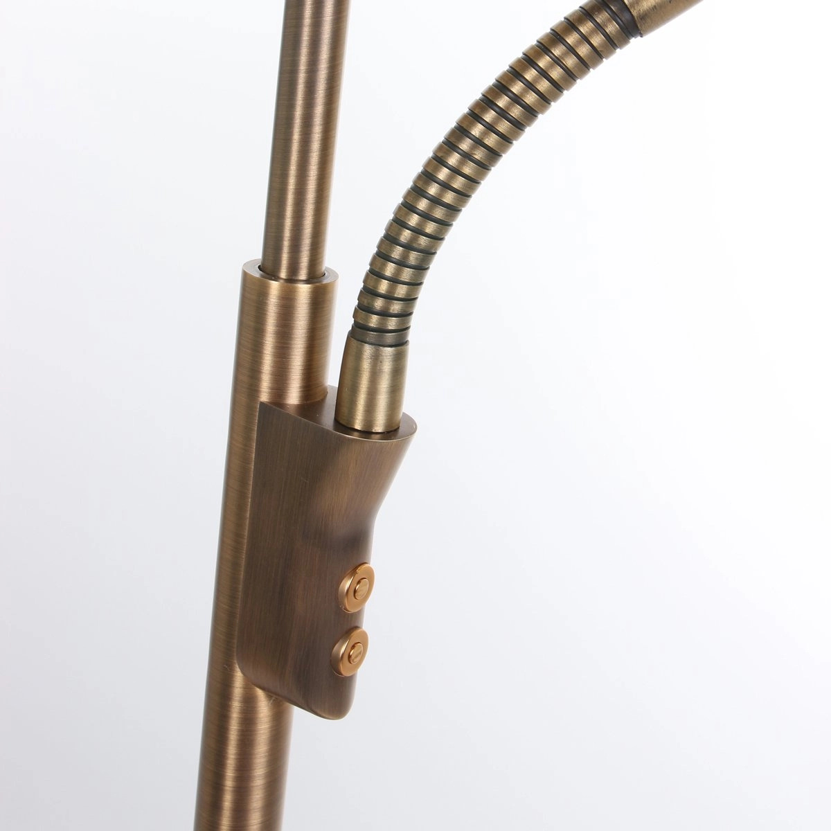 Lampe de lecture led Zenith Brun bronze à 2 lumières Steinhauer 8712746122800