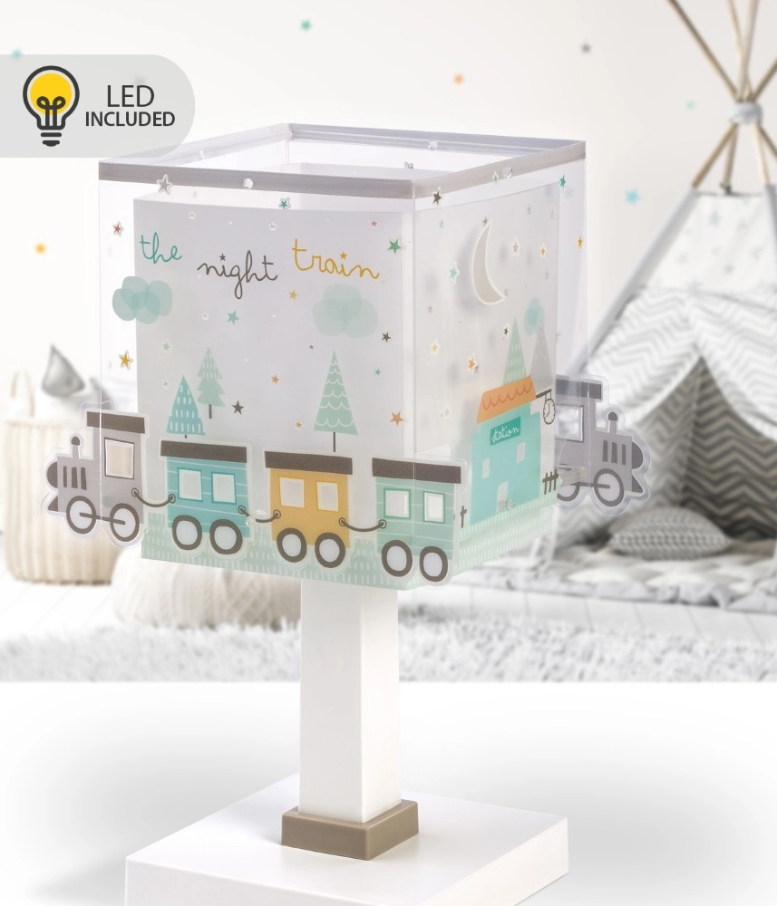 Lampe de table Night Train Gris lueur dans le noir Dalber 8420406002507