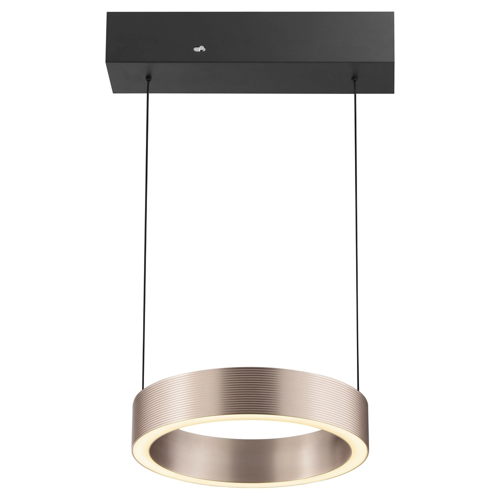 Lampe pendante de conception Axion Noir avec brun Brilliant 4004353477188