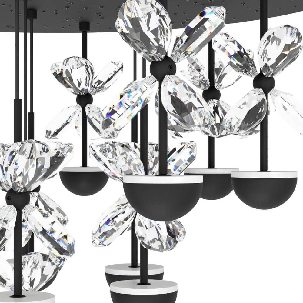 Plafonnier noir Pianopoli 2 Ø 50 cm Stars of Light 9008606270194