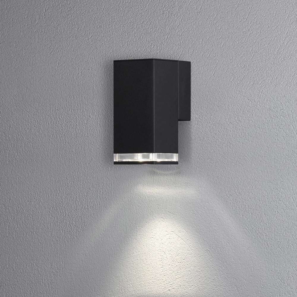 Downlighter design Antares Square noir KonstSmide 7318304107503