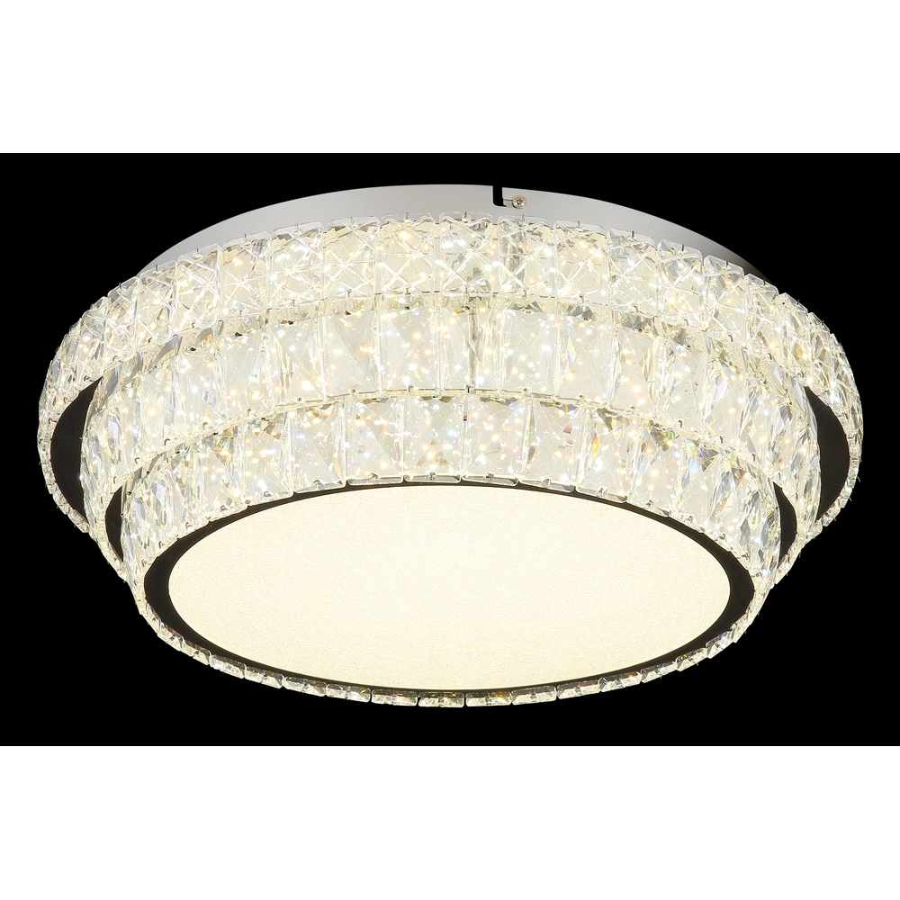 Lampe de plafond Klara Ø 50cm chromé Globo 9007371459087